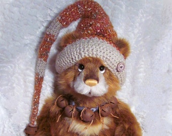 Vêtements pour ours - bonnet et col rond - coupe Charlie Bears - Sweat à capuche pour ours de 64 cm de haut