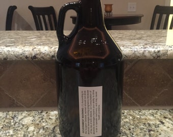 Growler Alcohol Government Warning Label