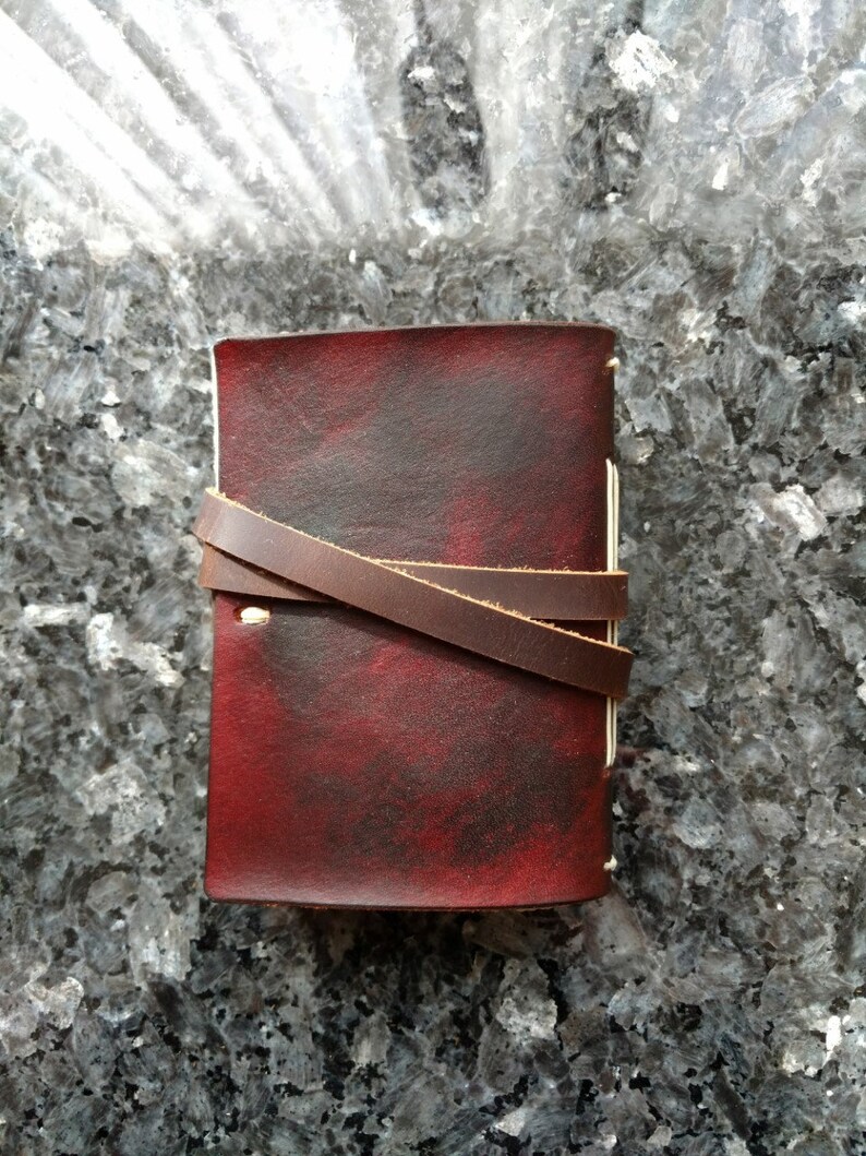 Leather Journal Fly Fishing Journal Leather Fishing Journal Etsy