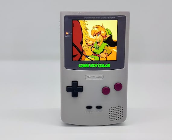 Gameboy Pocket with FunnyPlaying Retro Pixel IPS Backlit Backlight Mod Game  Boy