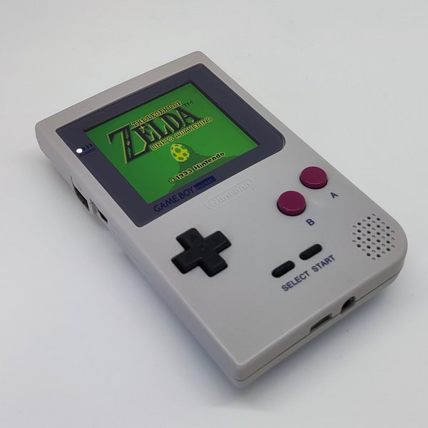 Gameboy Pocket IPS OSD -Gameboy DMG themed - Rechargeable battery