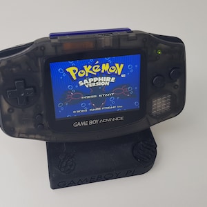 Gameboy Advance GBA Black Clear Backlight IPS V2 Rechargeable battery