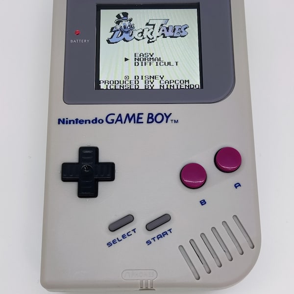 Ultimate Nintendo Gameboy DMG-01 Backlight IPS V5 - changeable background colour- DMG Original Classic