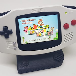 Gameboy Advance GBA NES themed Backlight IPS V2 Rechargeable Battery