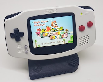 Gameboy Advance GBA Gameboy Themed Backlight IPS V2 Rechargeable Battery