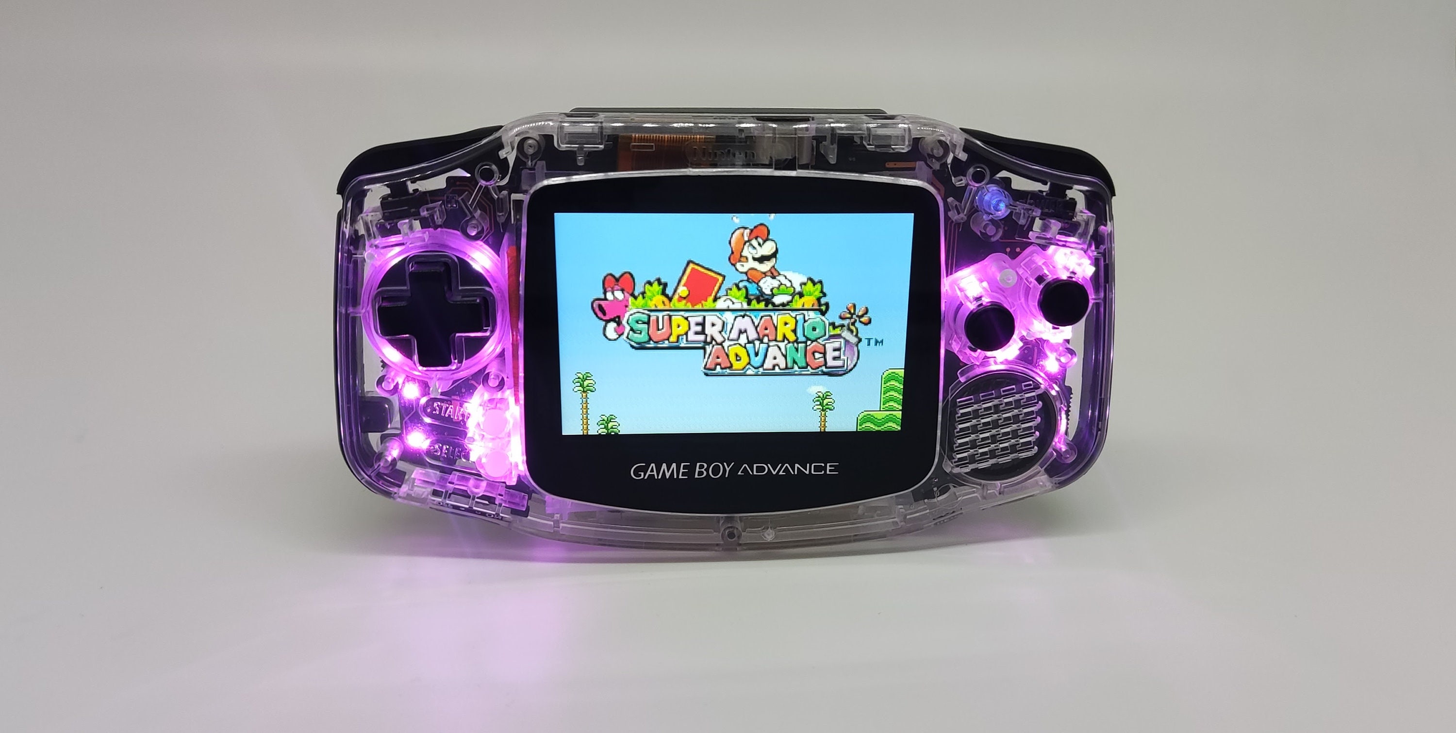 Gba Clear Shell Gameboy Advance Sp Shell Metal Game Boy Advance