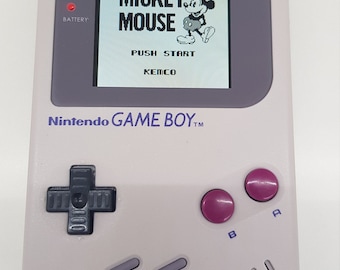 Nintendo Gameboy DMG-01 Backlight IPS V4 - rechargeable battery - Q5 larger display
