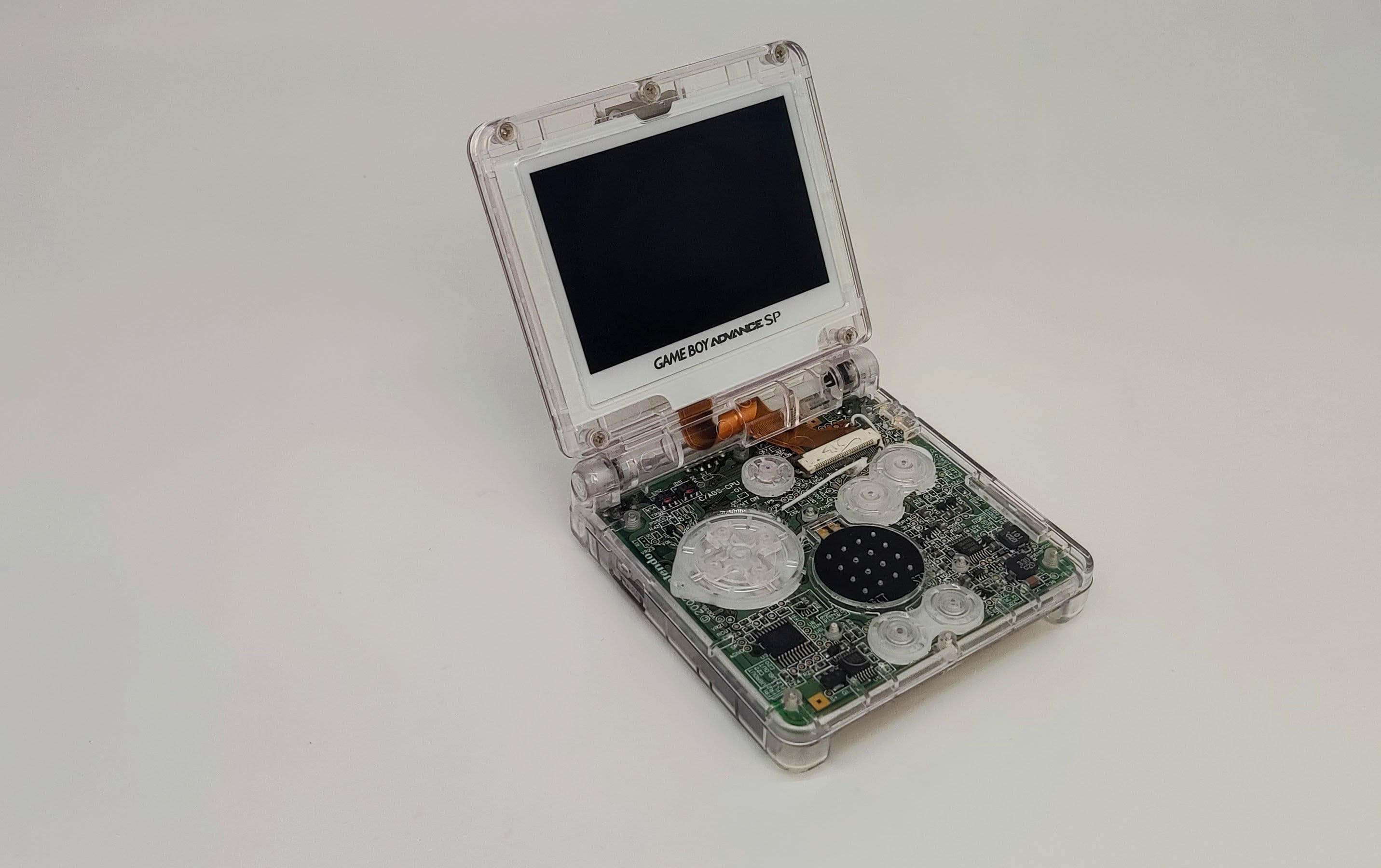Gameboy Advance SP Backlight IPS - Mirror Clear- New Battery- USB C ...