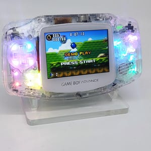 Game Boy Advance GBA Ultimate Clear  Edition - V3 laminated - RGB - White