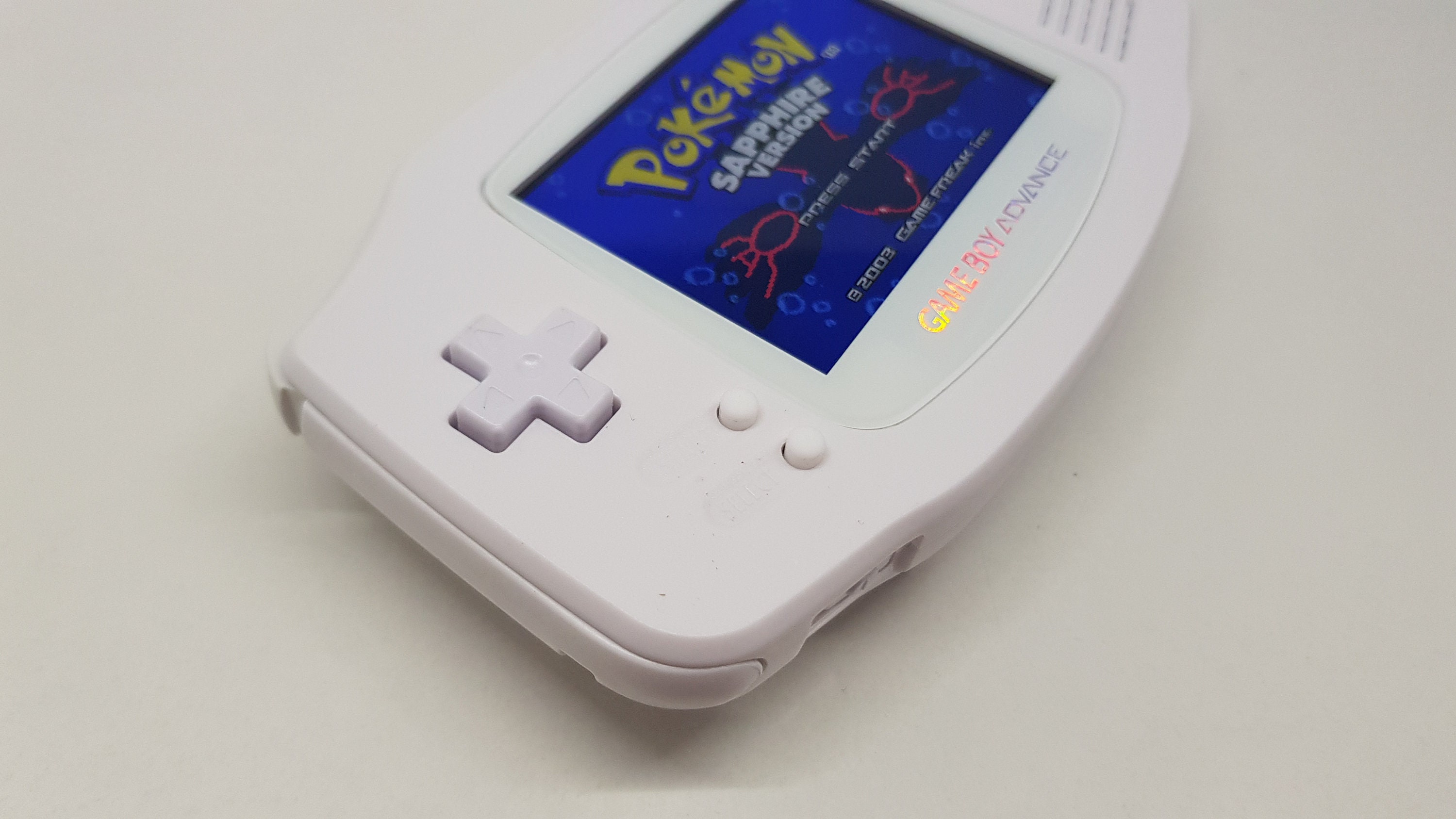 Gameboy Advance GBA Gameboy Brilliant White Backlight IPS V2 - Etsy