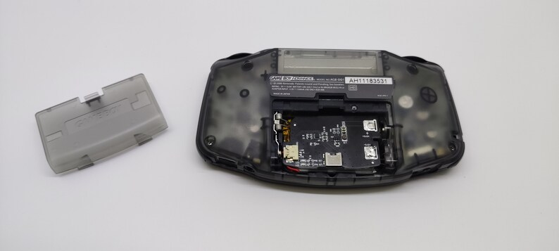 Game Boy Advance GBA Originale Avec Écran IPS V2 Rétro-éclairé Et Batterie Rechargeable - Noir
