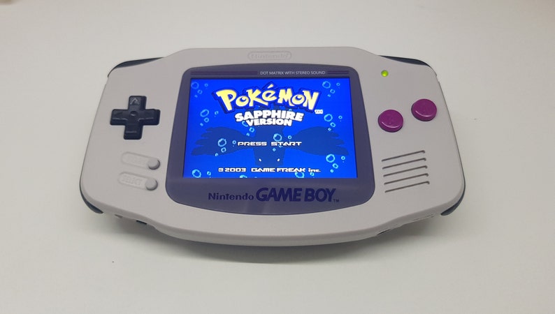 Gameboy Advance GBA Gameboy DMG Themed Backlight IPS V2 image 1