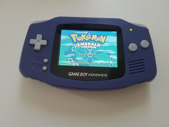 Game Boy Color IPS Console LCD V2 GBC Grape Q5 Rechargeable