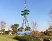 Car Rearview Mirror Charm, Crystal Suncatcher, Home Office Garden Decoratioin