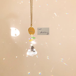 Personalized Memorial Sun Catcher – Handwriting Keepsake Gift