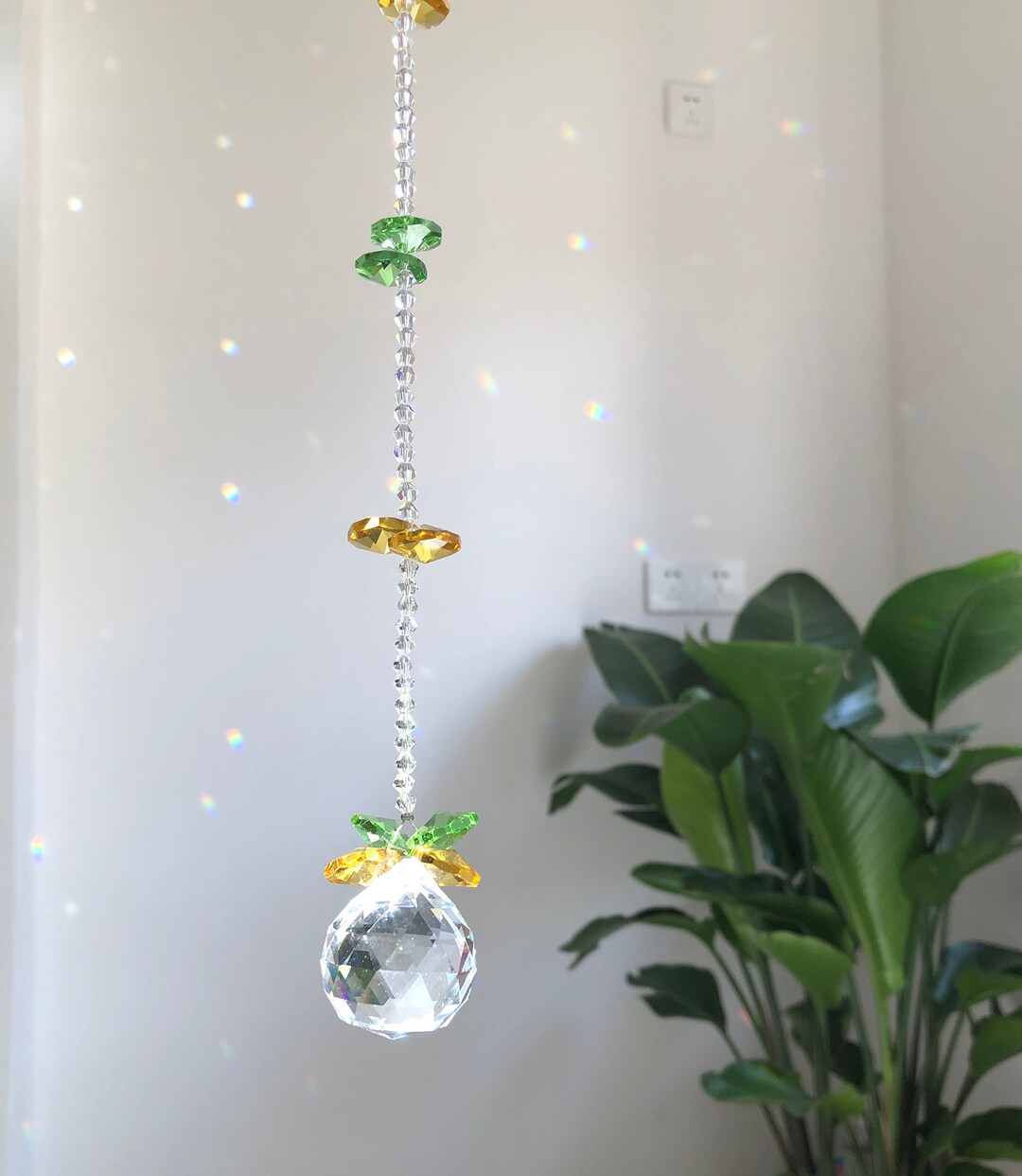 Window Suncatcher Crystal Prisms Hanging Prisms Light Etsy.de