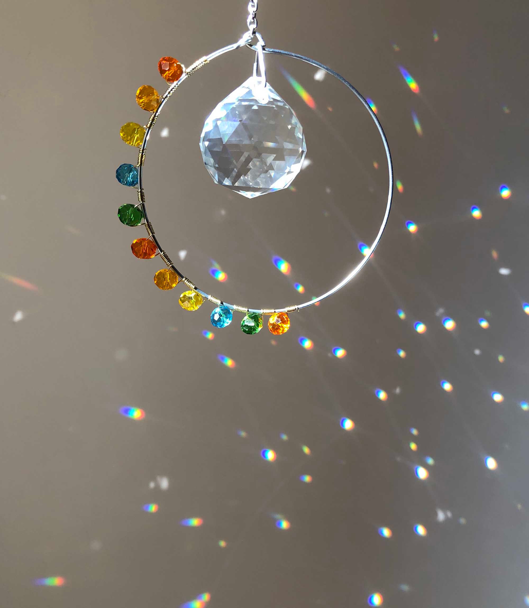 Glass Art Crystal Prism Suncatcher Suncatchers