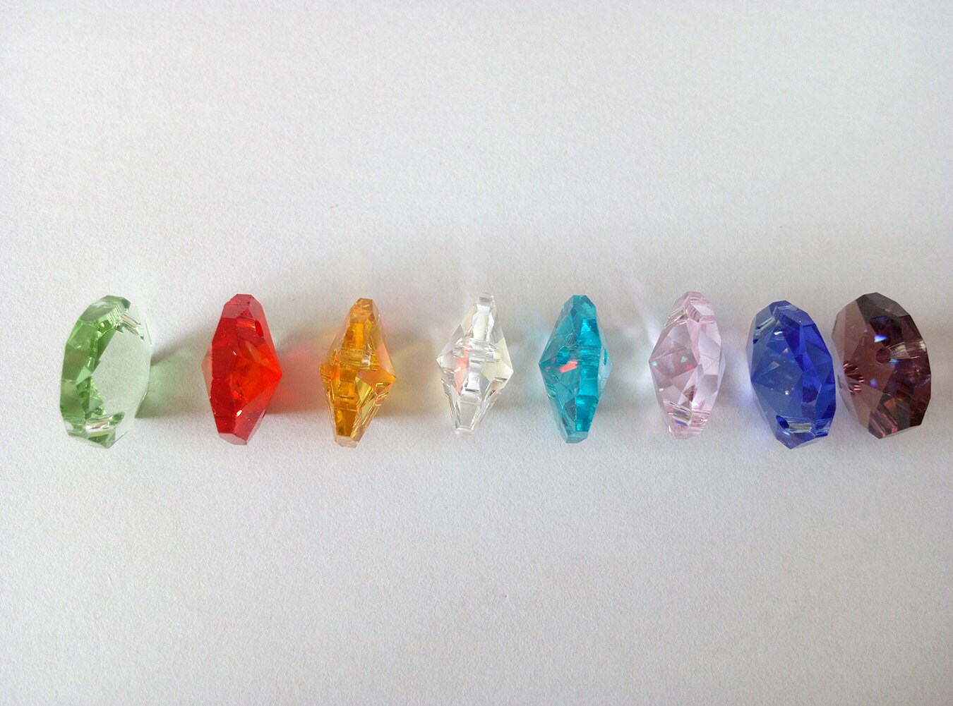 56 Assorted Chandelier Replacement Beads Octagon Crystals 14mm Etsy