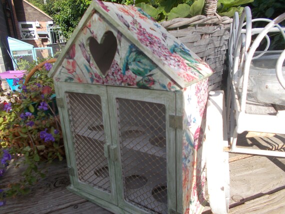 Shabby Chic Country Cottage Egg House Box Etsy