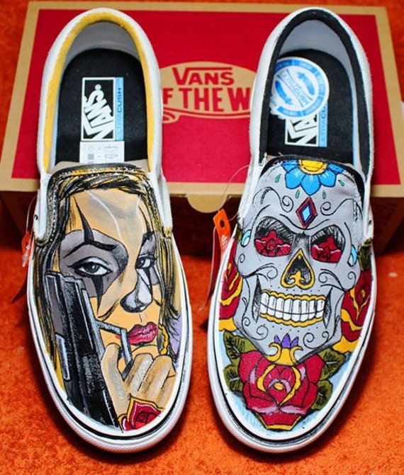 Scarpe personalizzate e dipinte a mano | Vans, Converse, Nike Scarpe personalizzate e dipinte a mano | Vans, Converse, Nike
