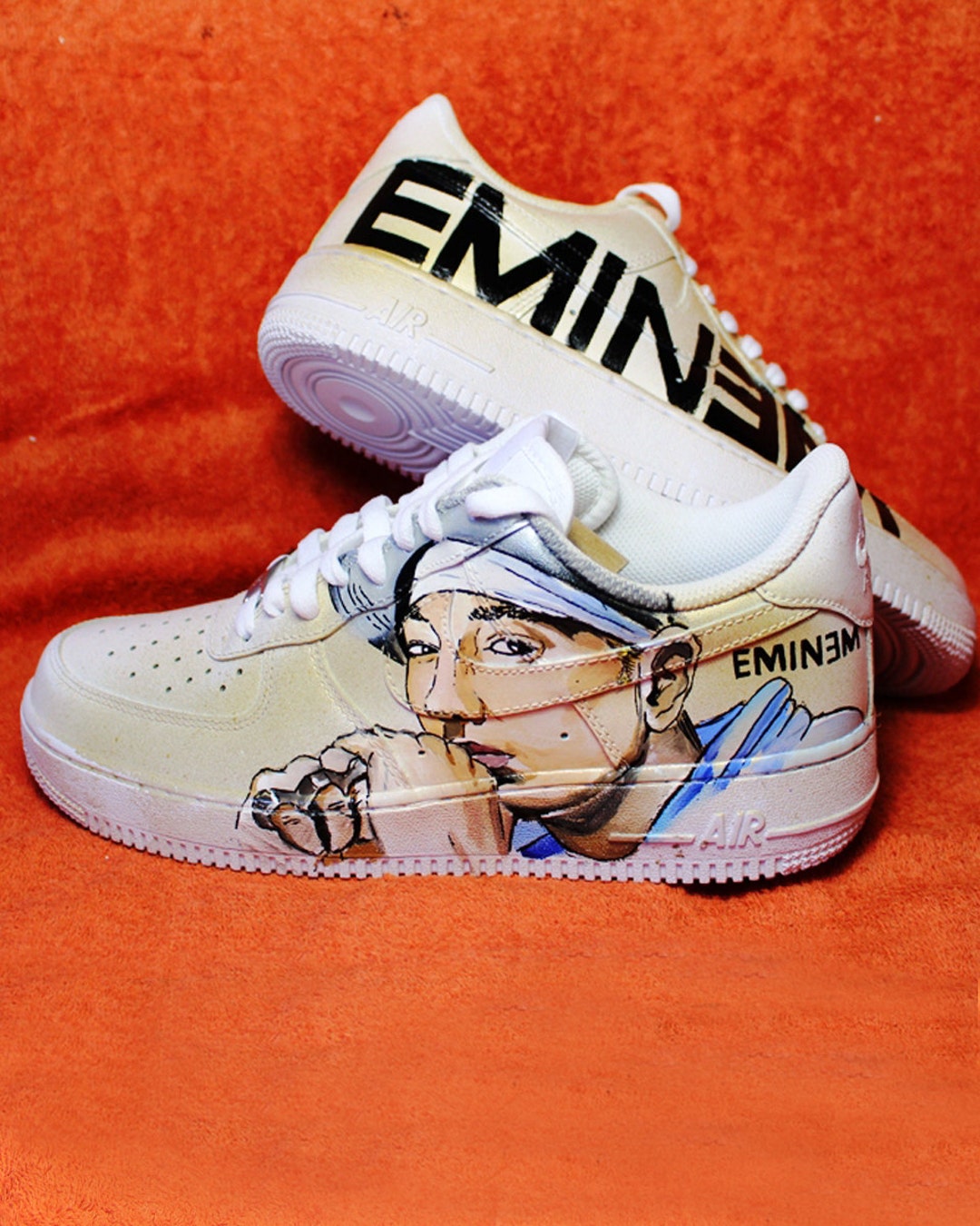 Activar tos aprobar Nike air force personalizado Eminem Zapatos - Etsy España