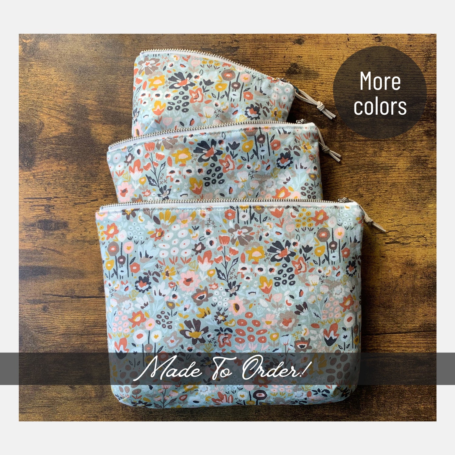 Travel and Organization Pouches - Customizable