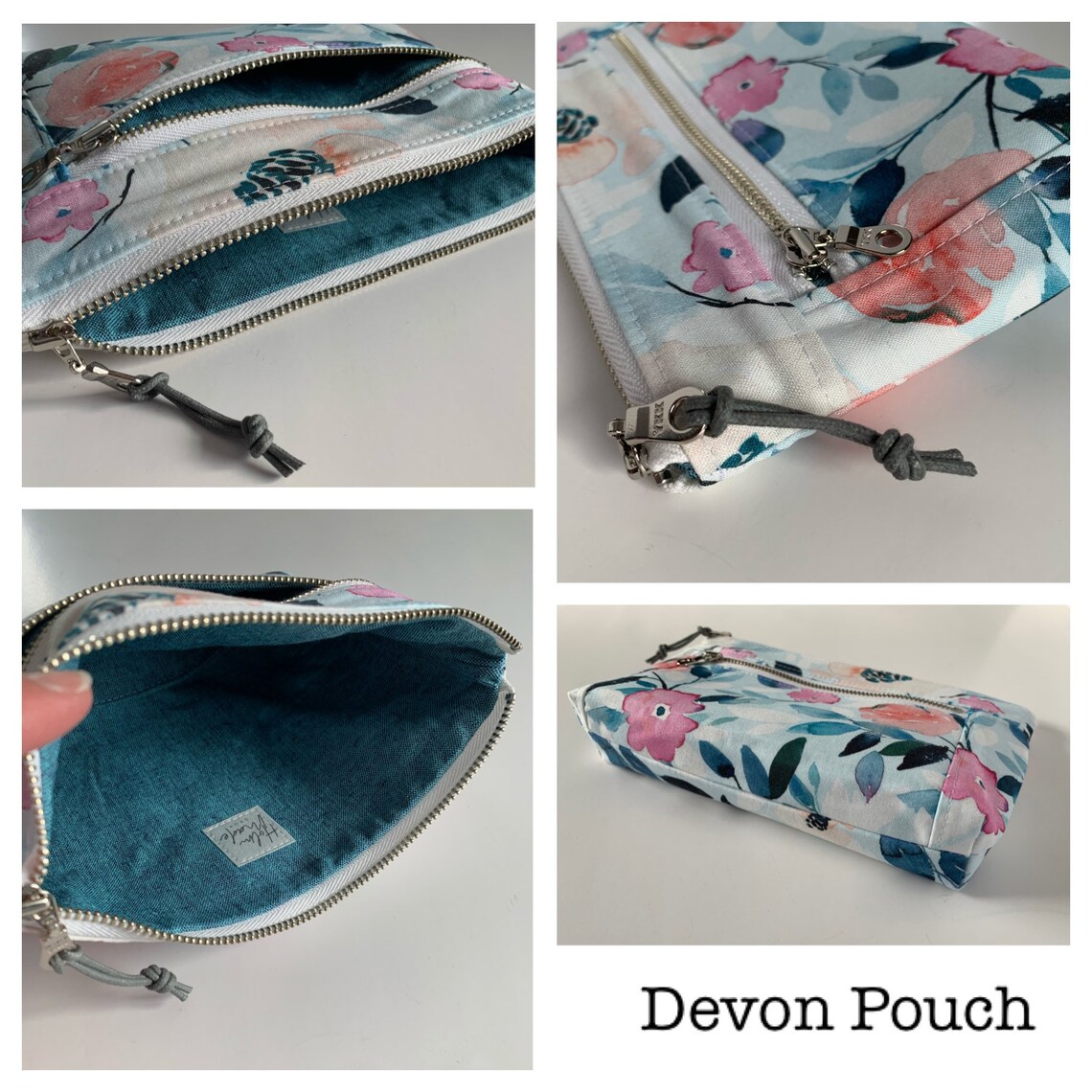 Planner Pouch Devon Pouch two zip pouch organizer Etsy