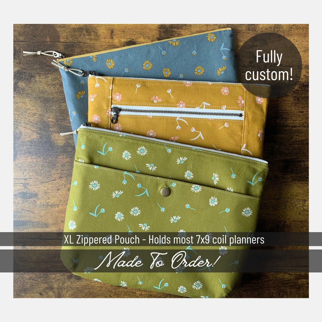 Custom PLANNER Pouch Custom Planner Case Case for Planner Planner