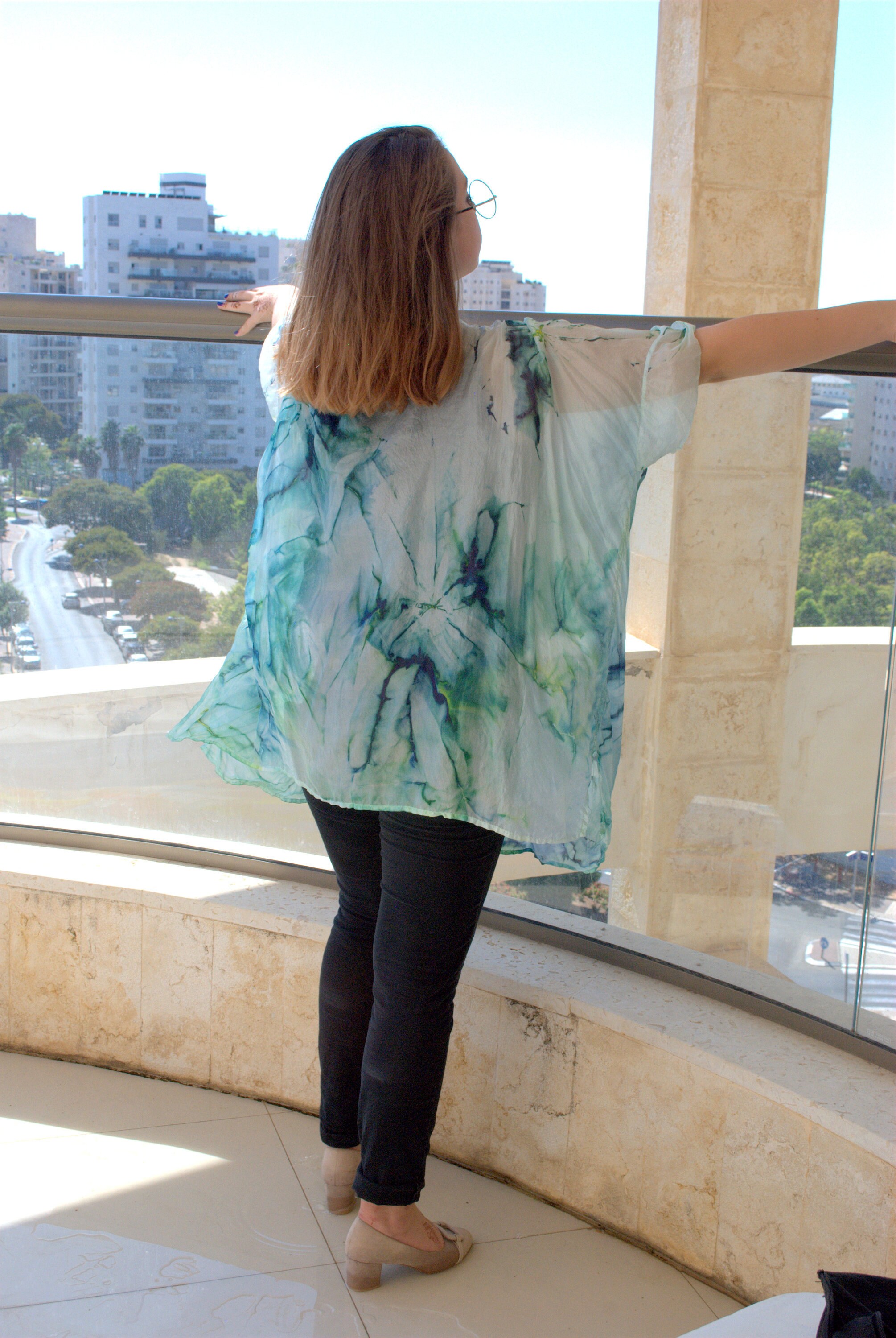 plus size white silk blouse
