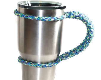 Paracord Cup Handle - Yeti Cup Handle - Ozark Cup Handle - RTIC Cup Handle - 30oz Tumbler - Cup Holder - Gift For Him - Gift For Her