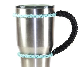 Paracord Cup Handle - Yeti Cup Handle - Ozark Cup Handle - RTIC Cup Handle - 30oz Tumbler - Cup Holder - Gift For Him - Gift For Her