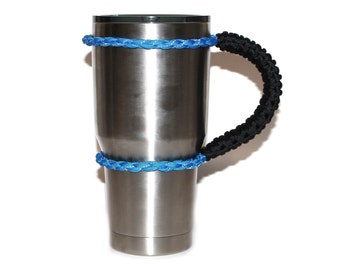 Paracord Cup Handle - Yeti Cup Handle - Ozark Cup Handle - RTIC Cup Handle - 30oz Tumbler - Cup Holder - Gift For Him - Gift For Her