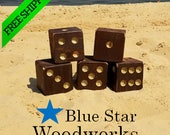 Life 39 s a Beach Series Stained Yardzee, Giant Dice Game, Lawn Dice, Backyard Games