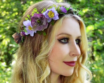Forest Spirit - Flower wreath, elf crown, wedding, bridal wreath, handmade | Miss Cherry Blossom