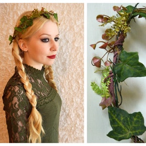 Forest Muse - Flower Wreath, Ivy Crown, Fairy Crown, Ivy Wreath, Wedding, Bridal Wreath, Handmade | Miss Cherry Blossom