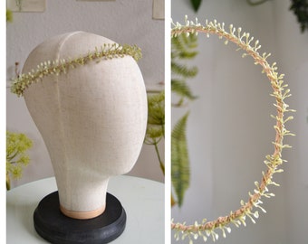 Wild Herbs - flower wreath, shepherd's purse, elven crown, wedding, bridal wreath, handmade | Miss Cherry Blossom