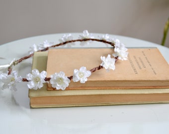 Petite Fleur - Flower wreath, fairy crown, wedding, bridal wreath, handmade | Miss Cherry Blossom