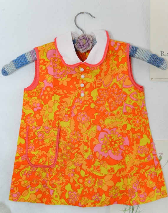 Original Vintage 1960 Baby Dress, made in Germany… - image 2