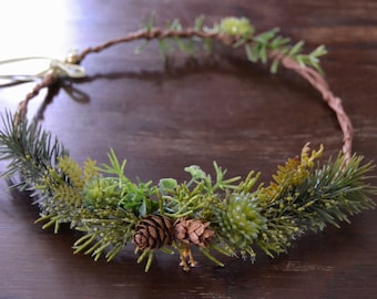 Enchanted Forest - Flower wreath, fairy crown, wedding, bridal wreath, handmade | Miss Cherry Blossom