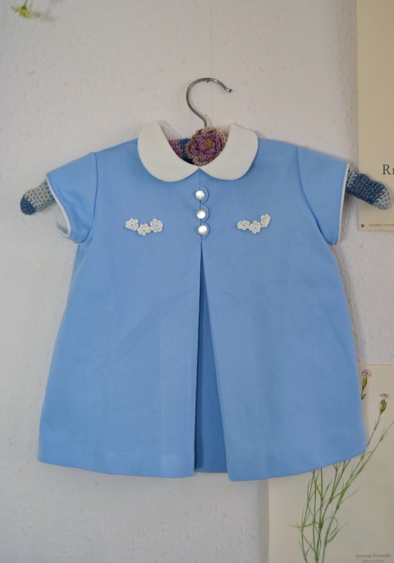 Original Vintage 1960 Baby Dress, made in Germany… - image 2