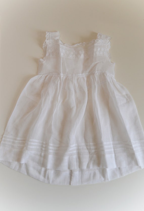 Original Vintage 1950 Baby Dress/ Christening Gow… - image 6