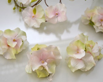 Hortensia Clip - Hair clip, flower crown, wedding, bridal jewelry, handmade | Miss Cherry Blossom