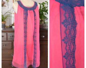 Original Vintage Undergarment, Lingerie, Size 42, M, pink, 1960, made in Germany