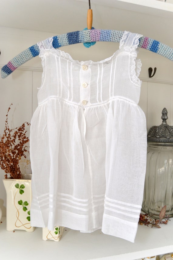 Original Vintage 1950 Baby Dress/ Christening Gow… - image 5