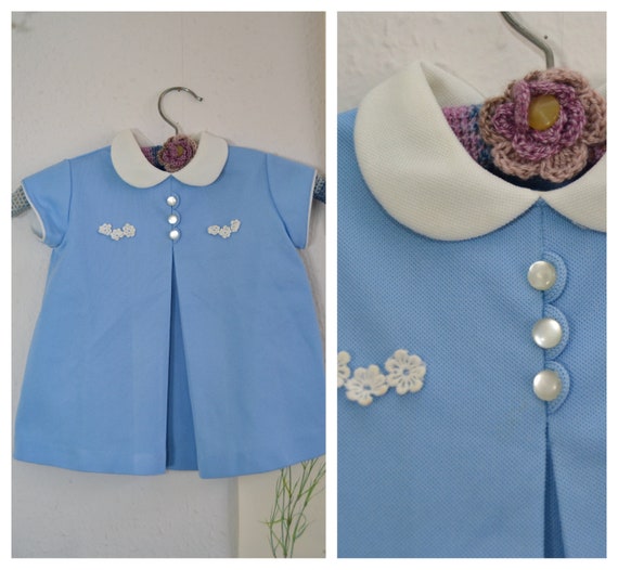 Original Vintage 1960 Baby Dress, made in Germany… - image 1