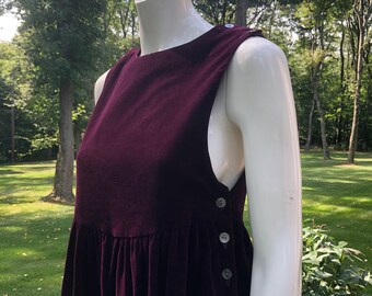 velvet jumper dress
