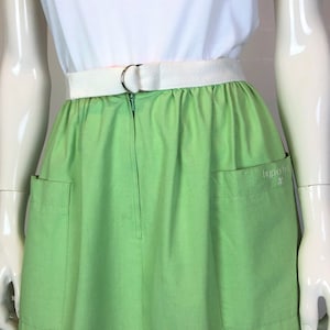 Vintage 70's Courreges Hyperbole Pastel Colorblock Belted Skirt image 7