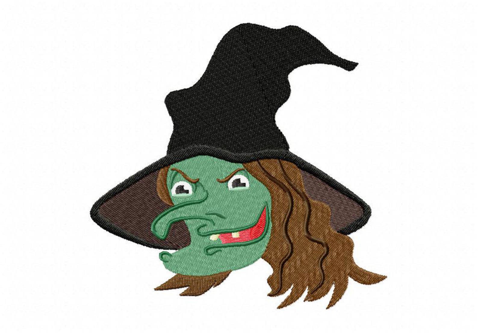 Halloween witch embroidery design  etsy Halloween witch embroidery design  etsy