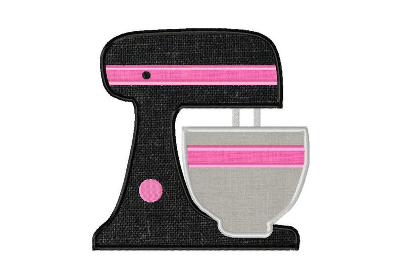 Kitchen mixer baking appliance machine embroidery design Etsy