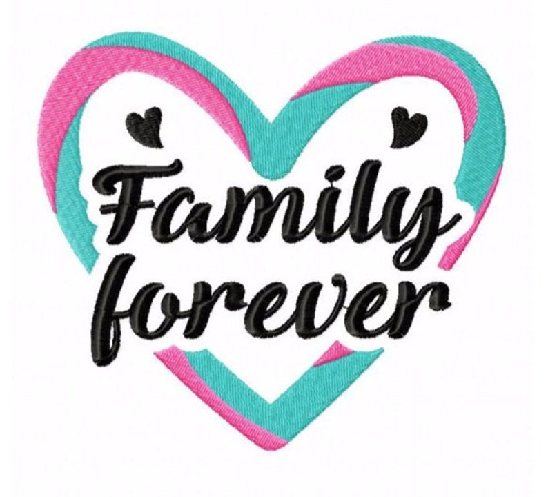 Love Makes A Family Embroidery